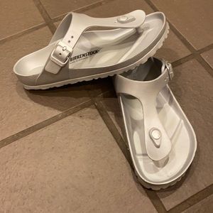 Birkenstock Gizeh Eva Silver